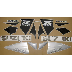 Suzuki GSX-R 600 1998 - SILVER VERSION DECALS SET
