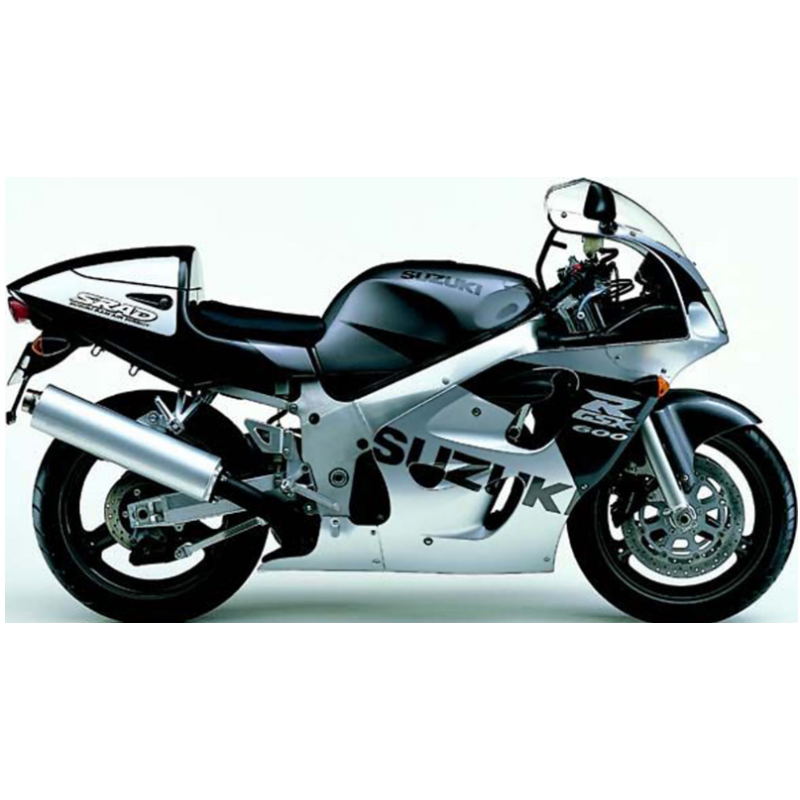 Suzuki GSX-R 600 1998 - SILVER VERSION DECALS SET