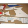 Suzuki GSX-R 600 2000 - WHITE/BLUE VERSION DECALS SET