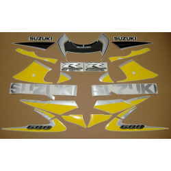 Suzuki GSX-R 600 2000 - YELLOW/BLACK VERSION DECALS SET