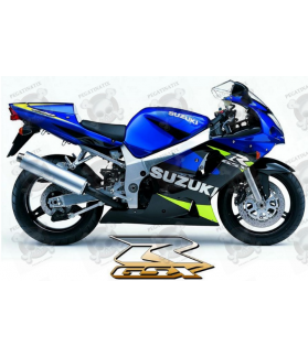 Suzuki GSX-R 600 2001 - BLUE/BLACK VERSION DECALS SET (Compatible Product)