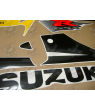 Suzuki GSX-R 600 2002 - BLACK/YELLOW/SILVER VERSION DECALS SET