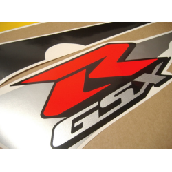 Suzuki GSX-R 600 2002 - BLACK/YELLOW/SILVER VERSION DECALS SET