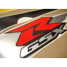 Suzuki GSX-R 600 2002 - BLACK/YELLOW/SILVER VERSION DECALS SET