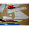 Suzuki GSX-R 600 2002 - WHITE/BLUE VERSION VERSION DECALS SET