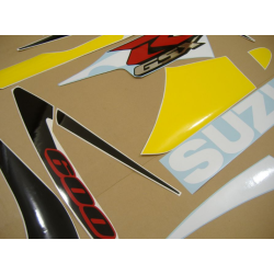 Suzuki GSX-R 600 2002 - YELLOW/BLACK VERSION DECALS SET