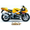 Suzuki GSX-R 600 2002 - YELLOW/BLACK VERSION DECALS SET