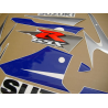 SUZUKI GSX-R 600 2002 BLUE/SILVER VERSION DECALS SET