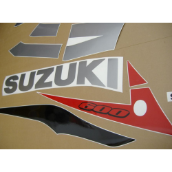 Suzuki GSX-R 600 2003 - SILVER/BLACK VERSION DECALS SET