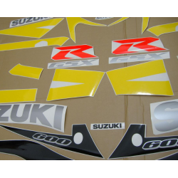 Suzuki GSX-R 600 2003 - YELLOW/BLACK VERSION DECALS SET
