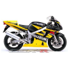 Suzuki GSX-R 600 2003 - YELLOW/BLACK VERSION DECALS SET