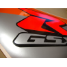 Suzuki GSX-R 600 2004 - BLACK/ORANGE VERSION DECALS SET