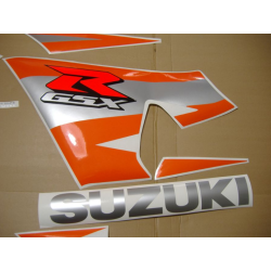 Suzuki GSX-R 600 2004 - BLACK/ORANGE VERSION DECALS SET