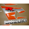 Suzuki GSX-R 600 2004 - BLACK/ORANGE VERSION DECALS SET