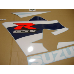 Suzuki GSX-R 600 2004 - WHITE/BLUE VERSION DECALS SET