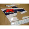Suzuki GSX-R 600 2004 - WHITE/BLUE VERSION DECALS SET