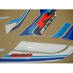 Suzuki GSX-R 600 2005 - 20th ANNIVERSARY VERSION DECALS SET