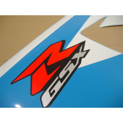 Suzuki GSX-R 600 2005 - BLUE/WHITE VERSION DECALS SET