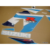 Suzuki GSX-R 600 2005 - BLUE/WHITE VERSION DECALS SET