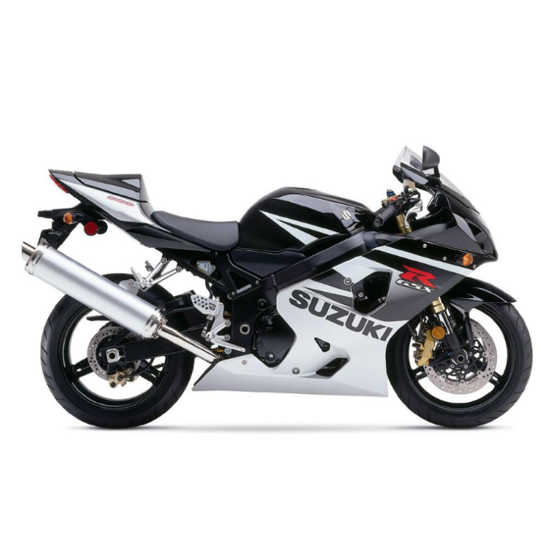 Suzuki GSX-R 600 2005 - SILVER/BLACK VERSION DECALS SET