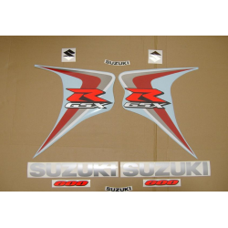 Suzuki GSX-R 600 2006 - RED/BLACK VERSION DECALS SET