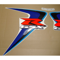 Suzuki GSX-R 600 2006 - WHITE/BLUE VERSION DECALS SET