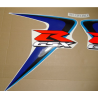 Suzuki GSX-R 600 2006 - WHITE/BLUE VERSION DECALS SET