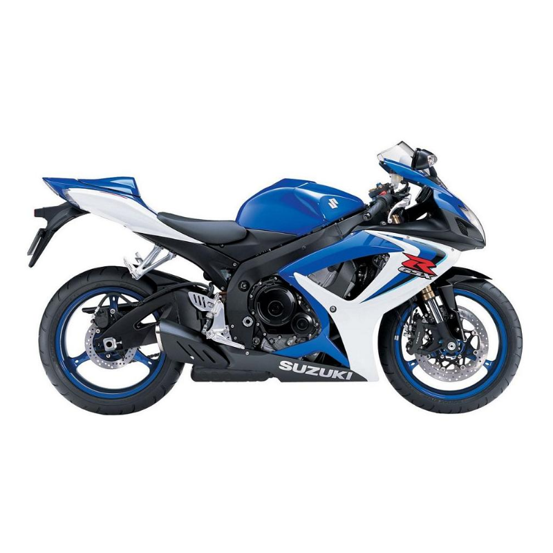 Suzuki GSX-R 600 2006 - WHITE/BLUE VERSION DECALS SET