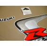 Suzuki GSX-R 600 2006 - WHITE/SILVER VERSION DECALS SET