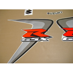 Suzuki GSX-R 600 2006 - WHITE/SILVER VERSION DECALS SET