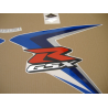 SUZUKI GSX-R 600 2007 - BLUE/BLACK VERSION DECALS SET