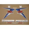 SUZUKI GSX-R 600 2007 - BLUE/BLACK VERSION DECALS SET