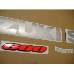 Suzuki GSX-R 600 2007 - BLUE/WHITE VERSION DECALS SET