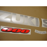 Suzuki GSX-R 600 2007 - BLUE/WHITE VERSION DECALS SET