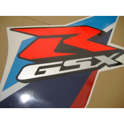 Suzuki GSX-R 600 2007 - BLUE/WHITE VERSION DECALS SET