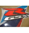Suzuki GSX-R 600 2007 - BLUE/WHITE VERSION DECALS SET