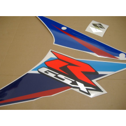 Suzuki GSX-R 600 2007 - BLUE/WHITE VERSION DECALS SET