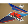 Suzuki GSX-R 600 2007 - BLUE/WHITE VERSION DECALS SET