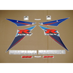 Suzuki GSX-R 600 2007 - BLUE/WHITE VERSION DECALS SET