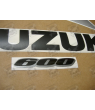 Suzuki GSX-R 600 2008 - ORANGE/SILVER VERSION DECALS SET