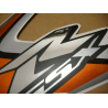 Suzuki GSX-R 600 2008 - ORANGE/SILVER VERSION DECALS SET