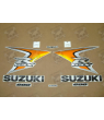 Suzuki GSX-R 600 2008 - ORANGE/SILVER VERSION DECALS SET