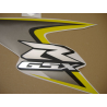Suzuki GSX-R 600 2008 - YELLOW/SILVER VERSION DECALS SET