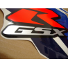 Suzuki GSX-R 600 2012 - WHITE/BLUE VERSION DECALS SET