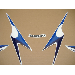 Suzuki GSX-R 600 2012 - WHITE/BLUE VERSION DECALS SET