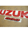 Suzuki GSX-R 600 2013 - WHITE/BLACK VERSION DECALS SET