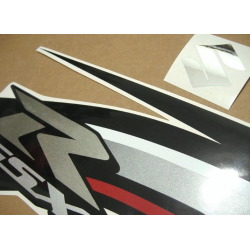Suzuki GSX-R 600 2013 - WHITE/BLACK VERSION DECALS SET