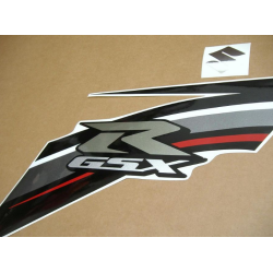 Suzuki GSX-R 600 2013 - WHITE/BLACK VERSION DECALS SET