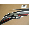 Suzuki GSX-R 600 2013 - WHITE/BLACK VERSION DECALS SET