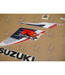 Suzuki GSX-R 600 2013 - WHITE/BLUE VERSION DECALS SET